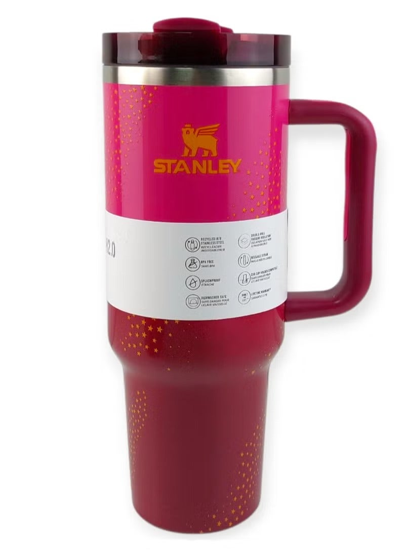 Stanley 1200ml Thermal Mug - Stylish design made of SUS 304 stainless steel with a tight lid and straw, keeps hot and cold - Image 1