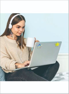 مس تيارا 2 لفافة من 1000 نجمة ملونة من ملصقات النجوم الذهبية الملونة الذهبية مناسبة للكتب الورقية والفصول الدراسية والمدرسة والمكتب وديكور المنزل ومكافآت الأطفال وهداياهم  - Image 5