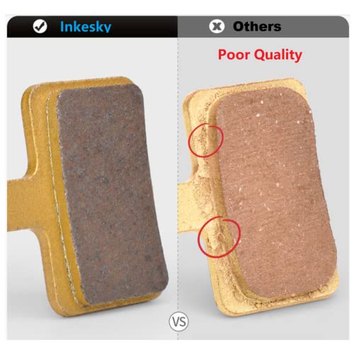 Inkesky Disc Brake Pads, Metal, Compatible with Jetson Haze Electric Bike, Formula ORO K18 /K24/Bianco, Giant DA6 DA7 DA8,Clarks VX833-2 Pairs - Image 4