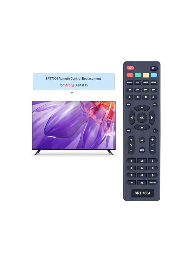 The Bros SRT7004 Replace Infrared Remote Control Fit for Strong/Thomson Ful HD FTA Receiver THS221 DVB-S2 SRT7004 - Image 3