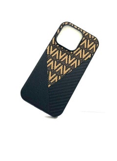 General Protective back Cover For Apple iPhone 15 Pro Black/Brown 