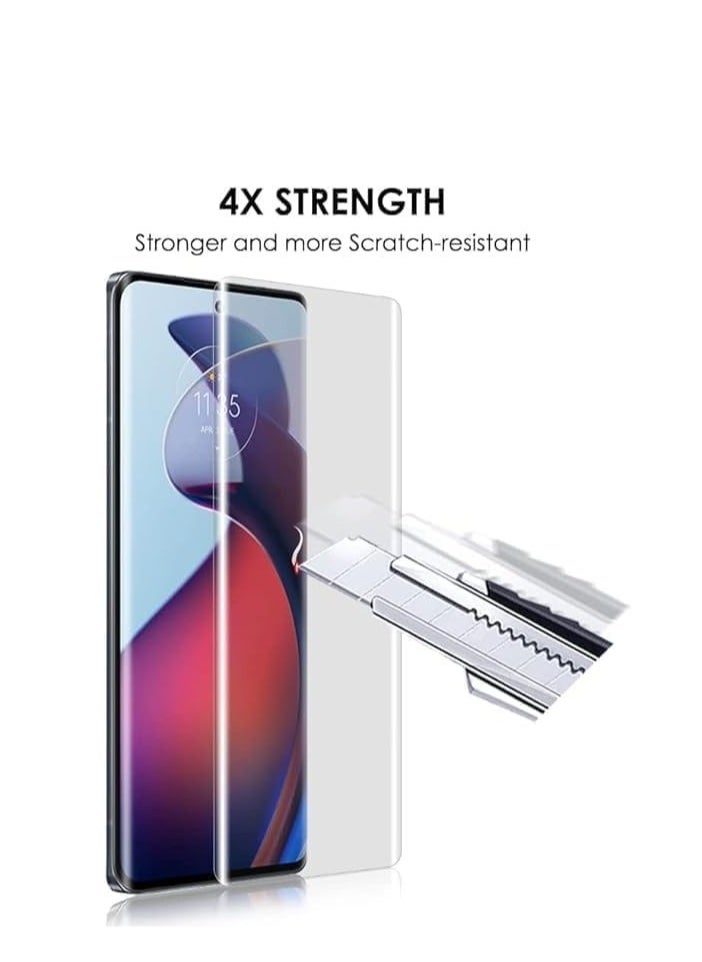 Generic - Infinix Zero 30 /Infinix Zero 40 Screen Protector Tempered Glass,3D Curved Edge High Definition 9H Hardness Case Friendly Full Glue Screen Protector For Infinix Zero 40 (UV Clear) - Image 1