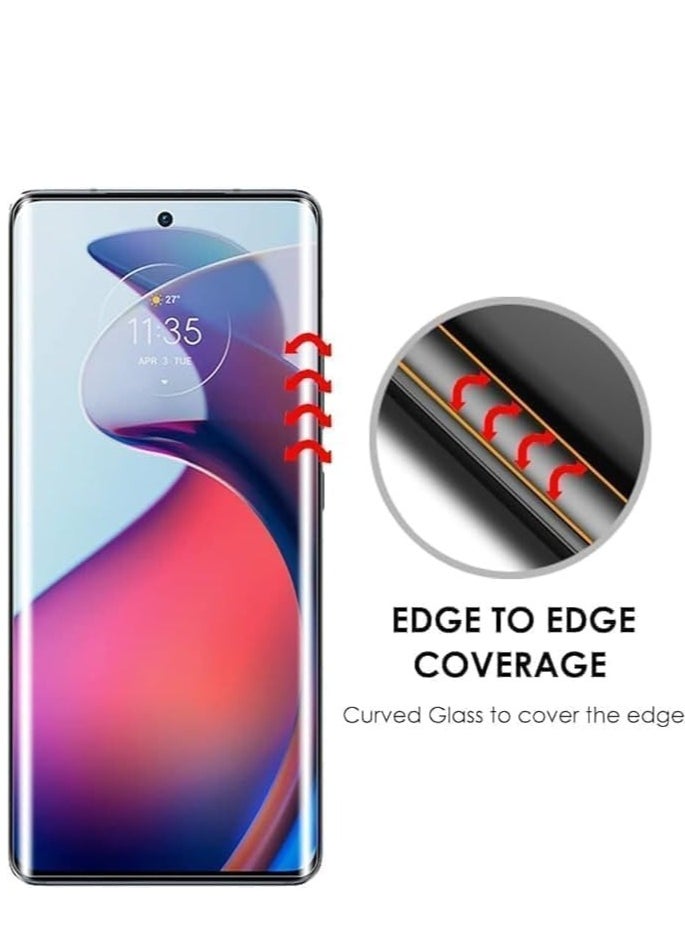Generic - Infinix Zero 30 /Infinix Zero 40 Screen Protector Tempered Glass,3D Curved Edge High Definition 9H Hardness Case Friendly Full Glue Screen Protector For Infinix Zero 40 (UV Clear) - Image 1