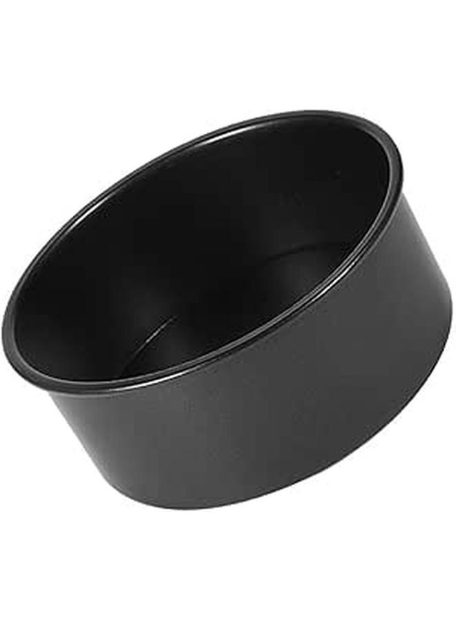 6 Inch Removable Bottom Nonstick Cake Pan Black Stainless Steel Baking Mold - Image 1