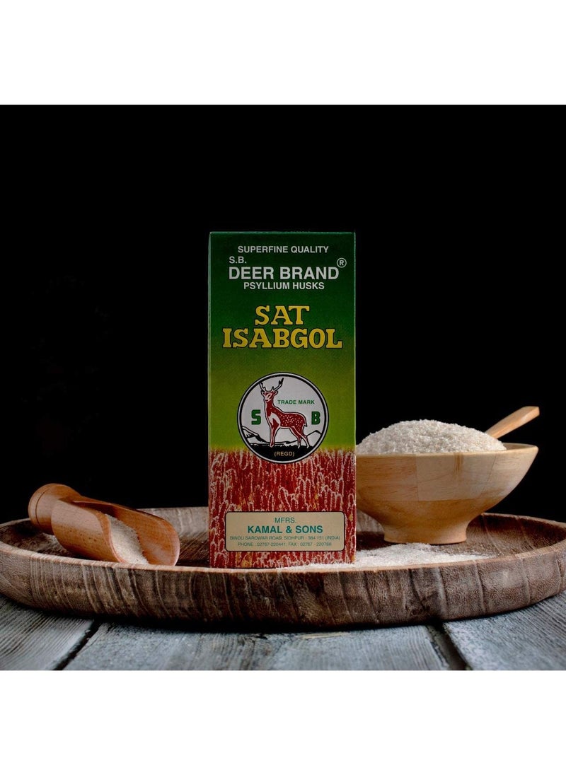 S.B. DEER BRAND - Deer Brand Isabgol Psyllium Husk 100g - Image 1