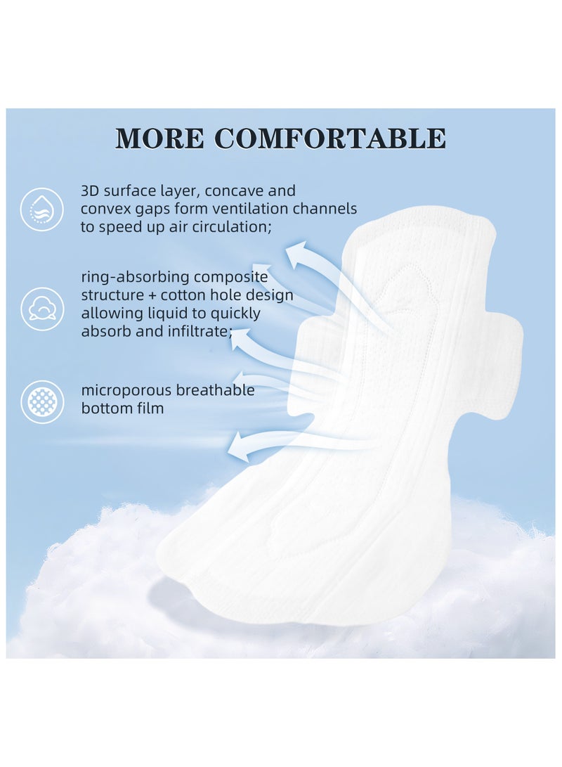 SHUYA Shuya 3D Air Cotton Sanitary Napkin Day and Night Combination Bag 30pcs(Day 22pcs+Night 8pcs) - Image 4