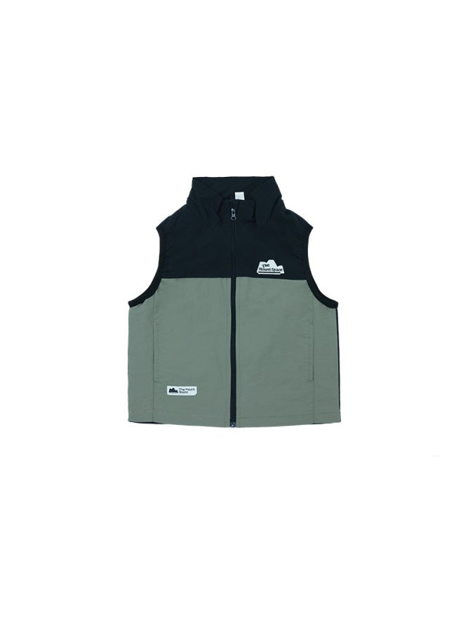 Children's Quick-drying Vest  Spring New Style Boys' Workwear Zipper Vest Kidsren's Outdoor Wear-resistant Vest Top
