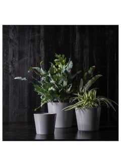 Plant Pot, In/Outdoor Grey, 12 Cm - pzsku/Z63D370C336068F83735BZ/45/_/1734012868/0d78454c-bfd5-481c-ac74-f81704e5d006