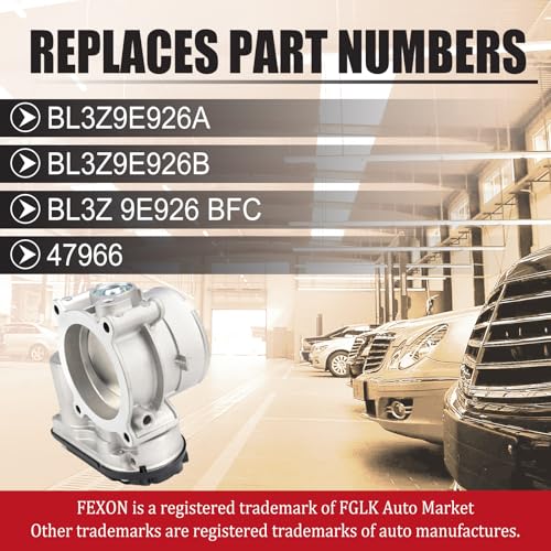 FEXON Fuel Injection Electronic Throttle Body Replacement for Ford F150 2011-2020 with 3.5L Ecoboost Engine BL3Z9E926A BL3Z9E926B BL3Z9E926BFC 479666 - Image 3