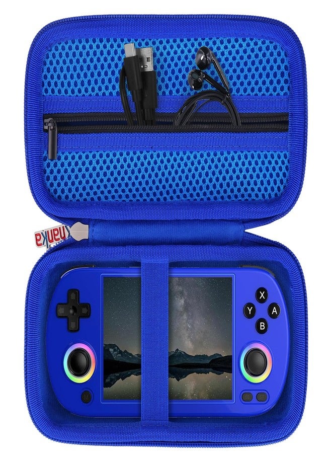 khanka Hard Travel Case Replacement for RG40XX H Retro Handheld Game Console,Case Only. (Blue) - Image 1