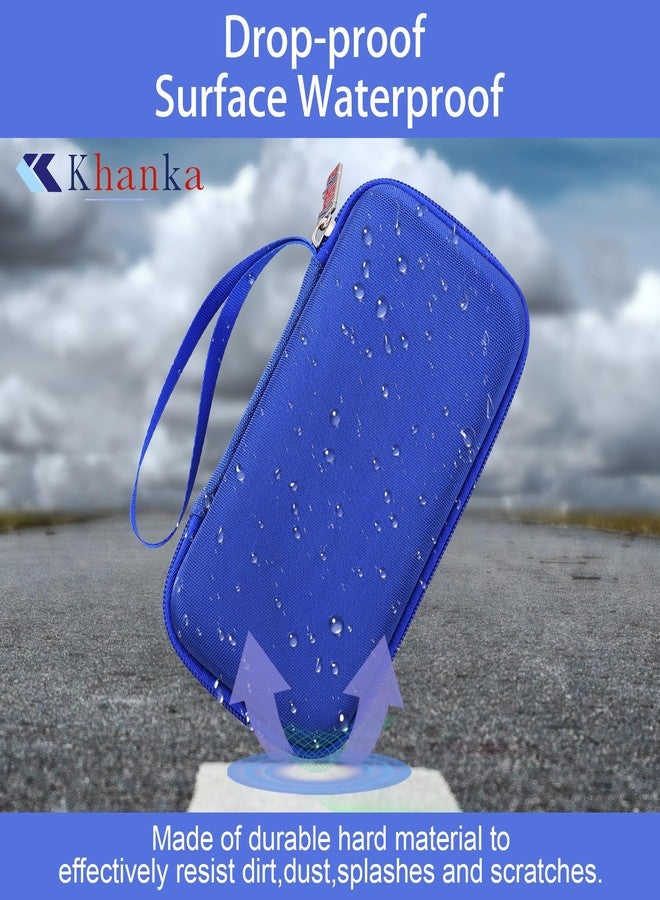 khanka Hard Travel Case Replacement for RG40XX H Retro Handheld Game Console,Case Only. (Blue) - Image 2