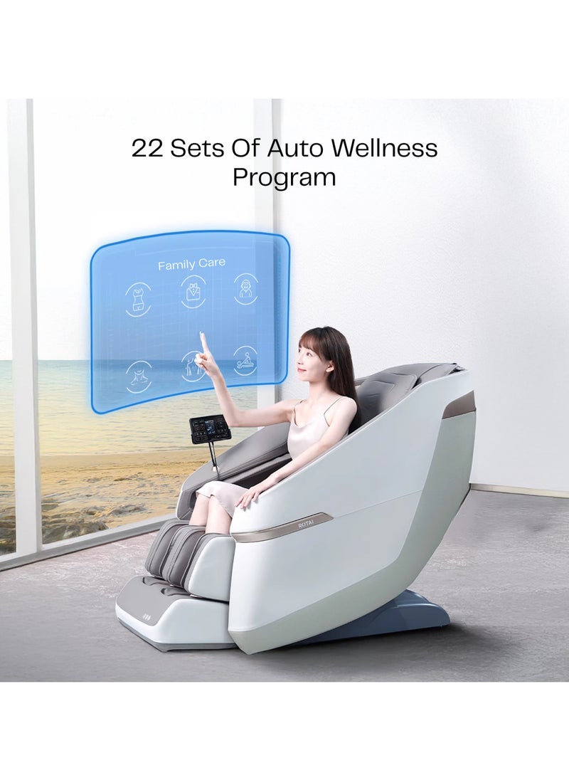 ROTAI ROTAI A36MAX Massage Chair, 10-Year Warranty, Extended Seat Comfort, Buyback Assurance, 8D SL Track, Full Body Massage Chair, Zero Gravity Recline, Heat Therapy, Foot Rollers, Voice Bluetooth Control  - Image 3