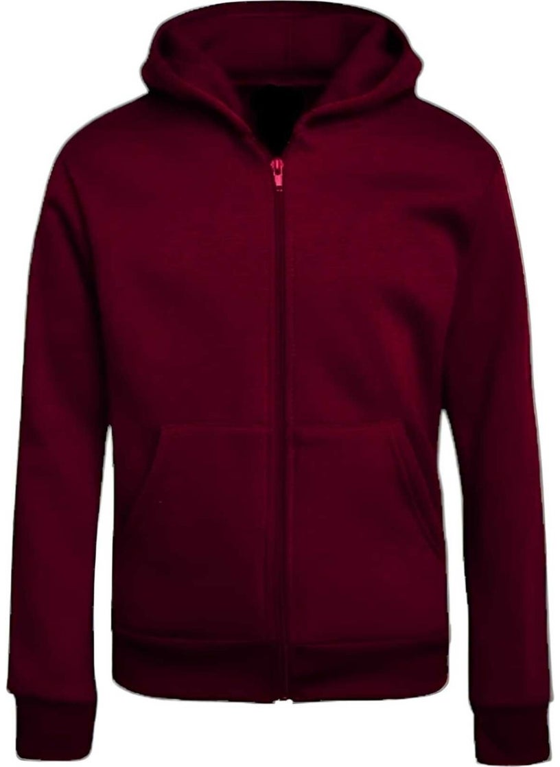 Tezzgelsin - Kids Cotton Hooded Zippered Sweatshirt 2 Piece Set - Image 1