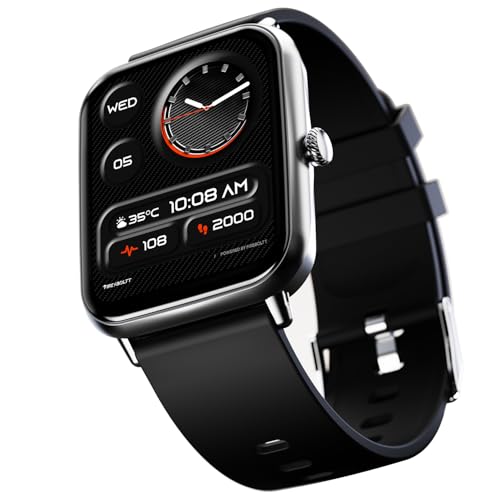 Fire-Boltt FireBoltt Ninja Call Pro Plus 4648mm 183 inch Smart Watch with Bluetooth Calling AI Voice Assistance 120 Sports Modes IP67 Rating 240 280 Pixel High Resolution Black - Image 1