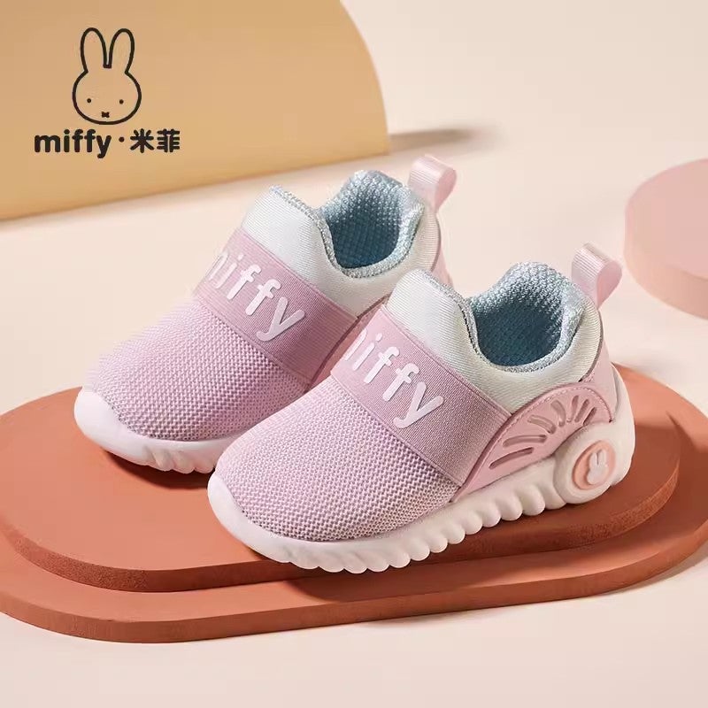 Miffy Miffy Children'S Shoes Autumn New Girls' Toddler Shoes Mesh Top Breathable Slip-On Anti-Collision Steady Children'S Shoes - Image 1