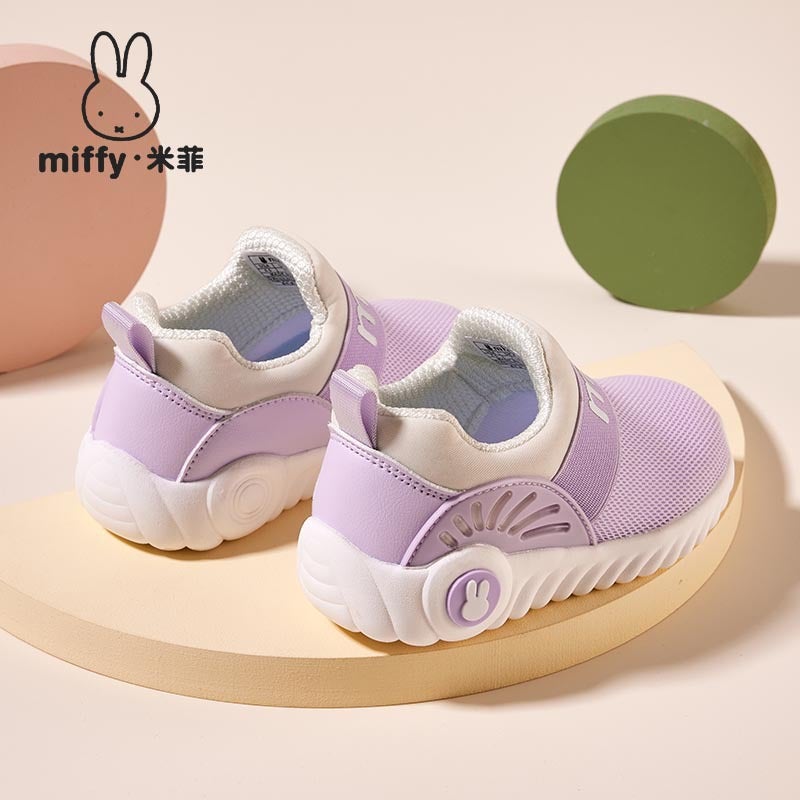 Miffy Miffy Children'S Shoes Autumn New Girls' Toddler Shoes Mesh Top Breathable Slip-On Anti-Collision Steady Children'S Shoes - Image 4