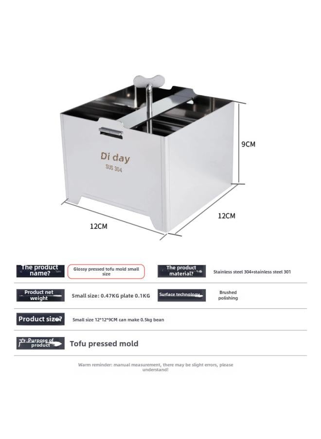 304 Stainless Steel Household Thickened Manual Traditional Homemade Tofu Mold Full Set Of Diy Kitchenware
