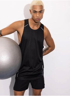 DeFacto Slim Fit Crew Neck Tank Top by Styli  - Image 1