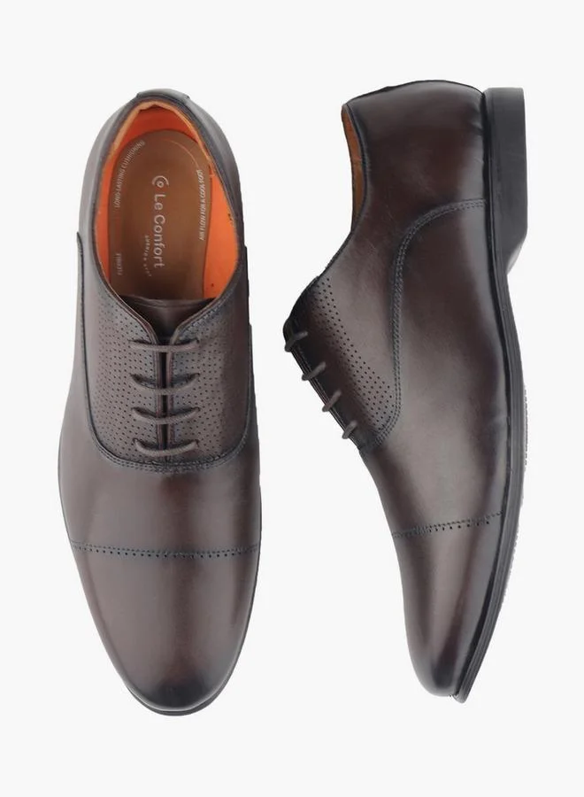 لو كونفورت Men Lace-Up Derby Shoes