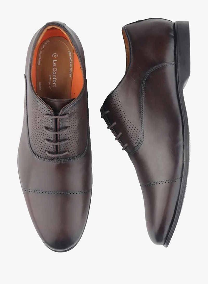لو كونفورت Men Lace-Up Derby Shoes