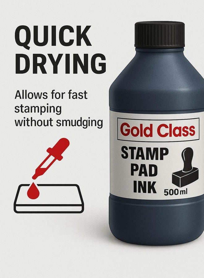 Gold Class حبر وسادات الطوابع من الفئة الذهبية (25 مل) - عبوة من 10 قطع (أخضر) - Image 3