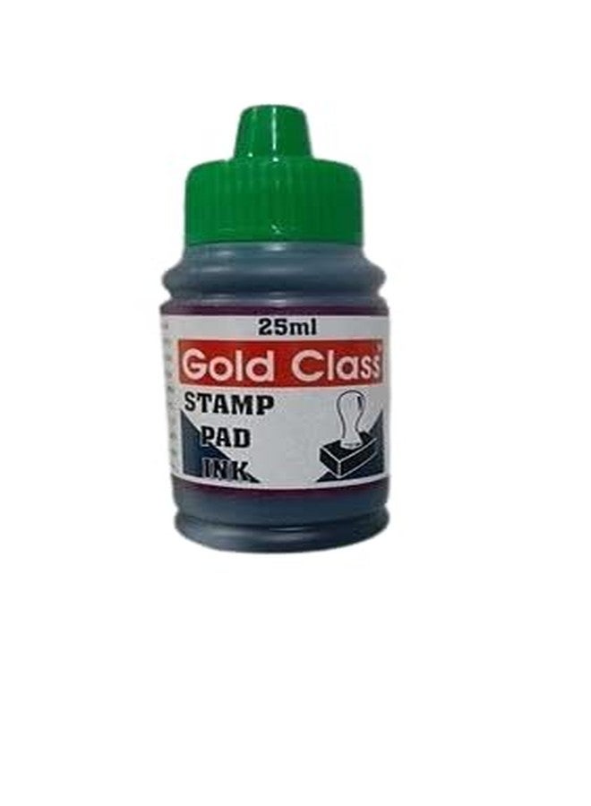 Gold Class حبر وسادات الطوابع من الفئة الذهبية (25 مل) - عبوة من 10 قطع (أخضر) - Image 1