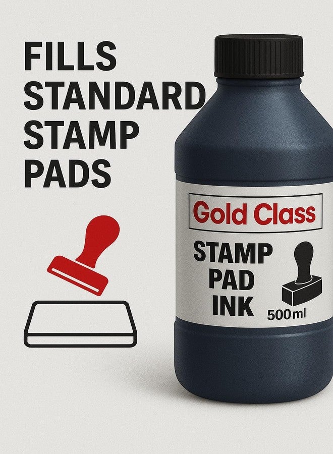 Gold Class حبر وسادات الطوابع من الفئة الذهبية (25 مل) - عبوة من 10 قطع (أخضر) - Image 5