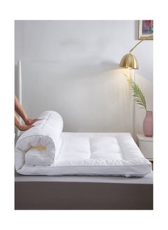 Comfy مرتبة علوية من القطن الأبيض مقاس 180 × 200 × 10 سم من Comfy Hotel Quality مع حشوة من الألياف  - Image 1