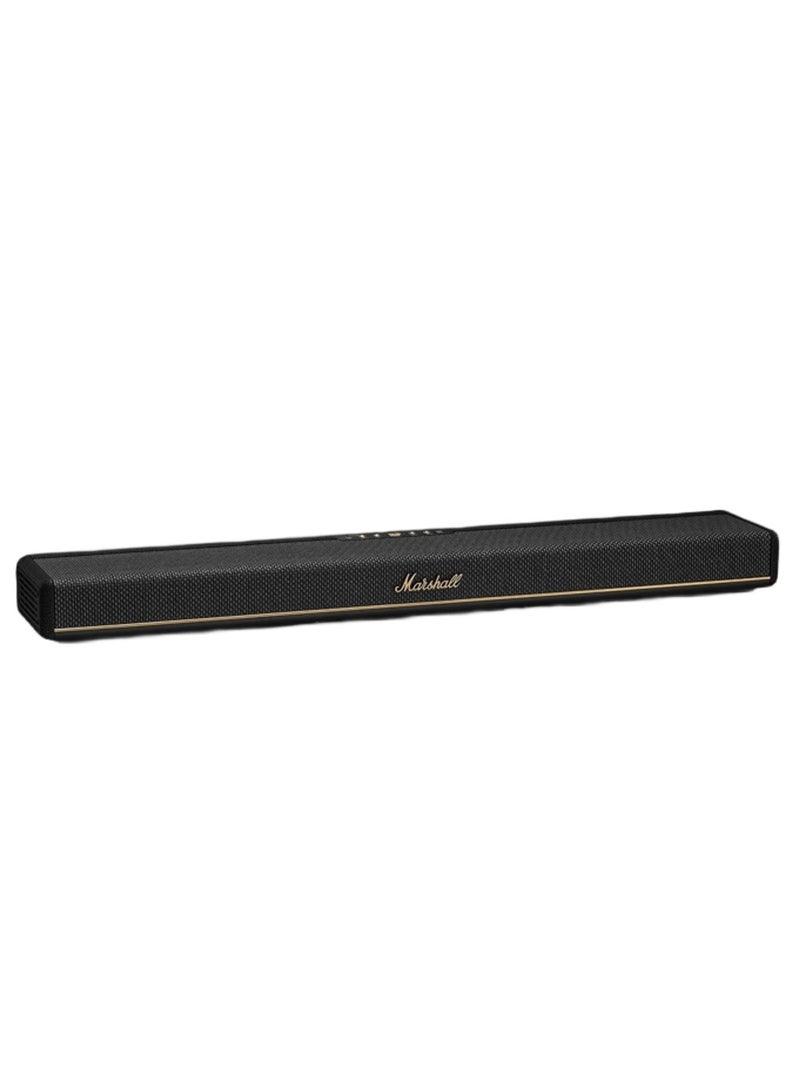 Marshall Heston 60 TV Soundbar with Dolby Atoms - Immersive Sound for Movies and Music / Powerful Bass / Sound Modes / App Control / Bluetooth 5.3V / Integrated Music Service - Black - Image 1