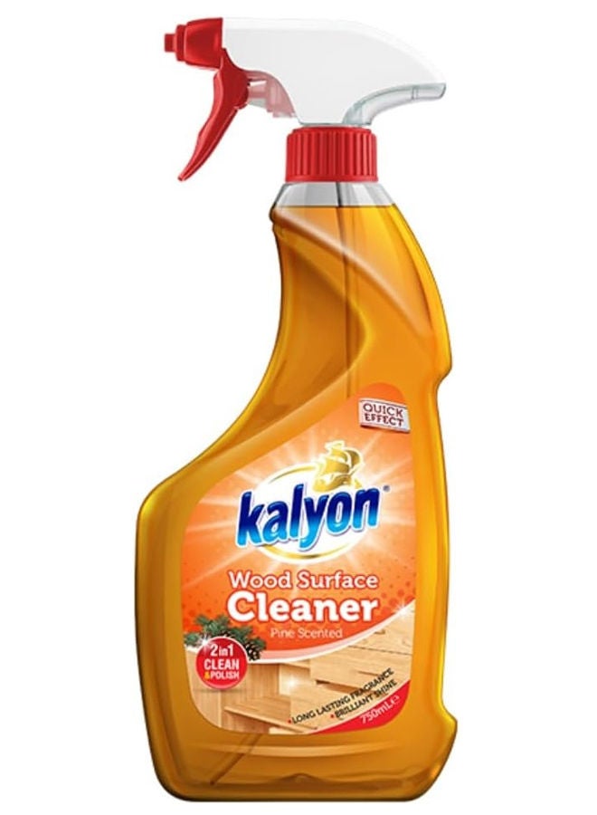 kalyon Wood Surface Cleaner Spray Pine Scented 750ml