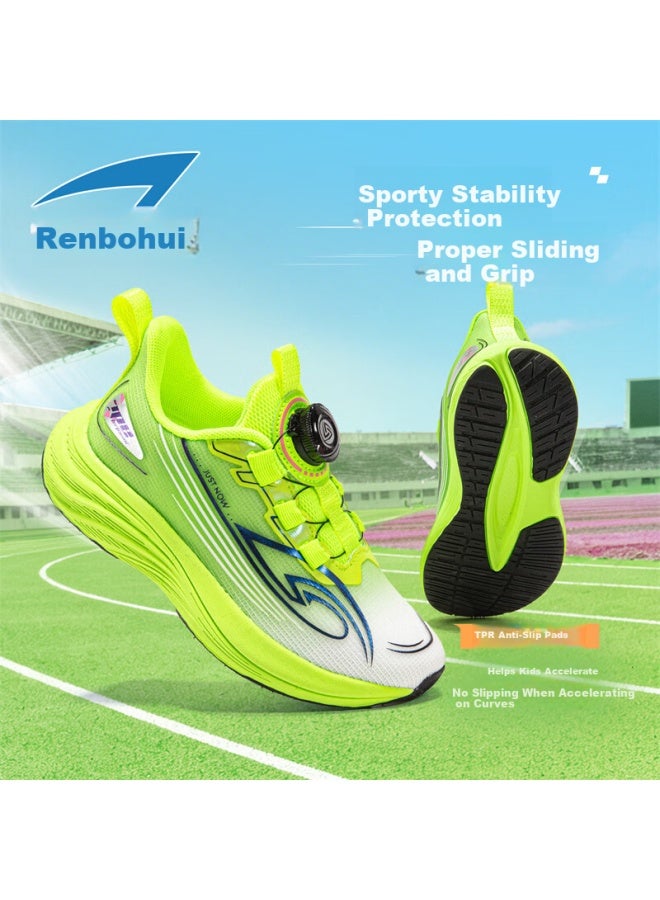 7-pe Kids Running Shoes Boys Sports Mesh Breathable  Spring New Youth Lightweight Cushioning Sneakers - Image 3