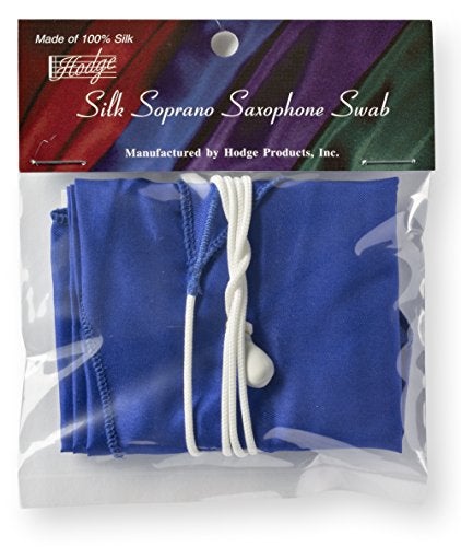 Hodge Silk Soprano Saxophone Swab - Blue - Image 5
