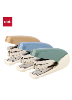 Deli Deli 0230-T Effort-Saving Desktop Stapler with 1000 Staples, 20 Sheet Capacity, 60% Reduced Press Force, Non-Slip TPR Grip, Office Stapler for Home & Business, Assorted color 