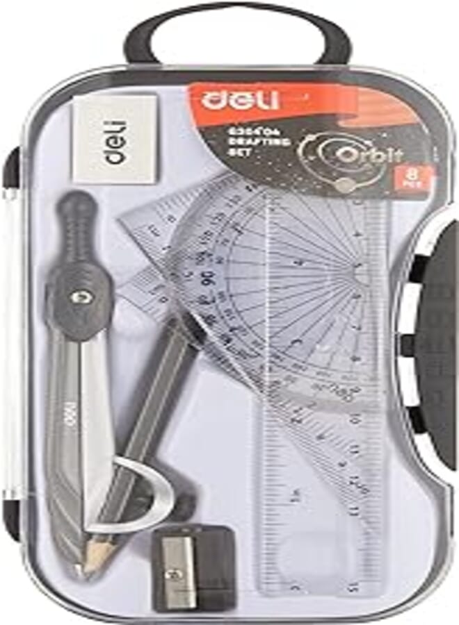 Deli eg30404 compass mathematical geometry set