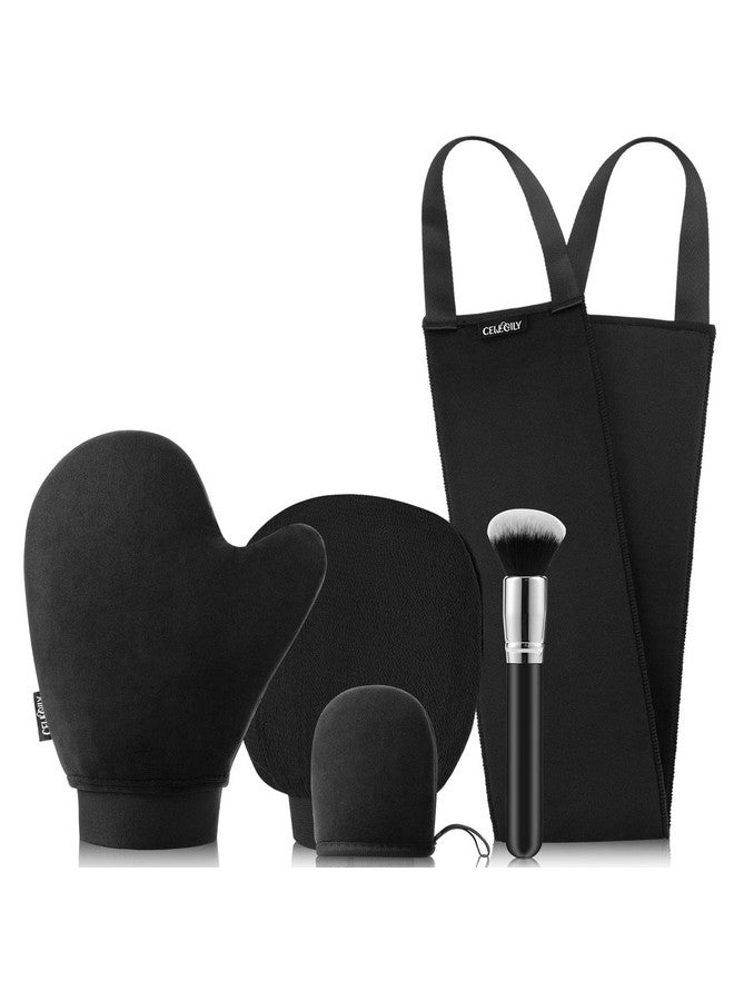 CeleCily CeleCily Self Tanning Mitt Applicator Kit Tanning Mitts Self Tanner Applicator Set Self Tanning Glove for Self Tan Mitt Applicator Kit, Back Tanning Applicator,Self Tanner Mitt Applicator Tanning Kit  - Image 1