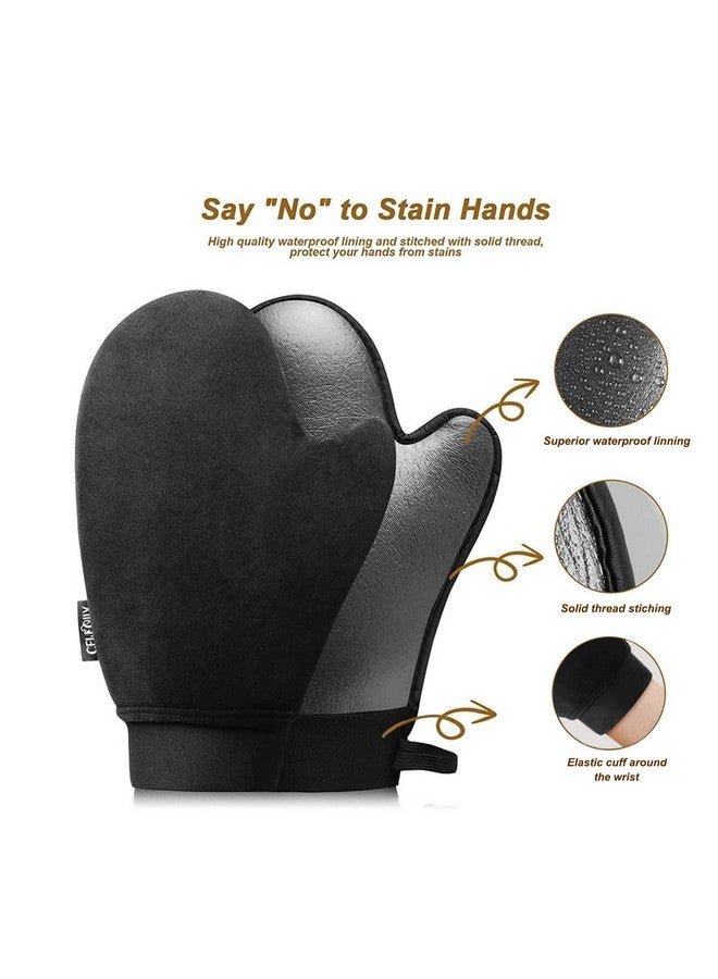 CeleCily CeleCily Self Tanning Mitt Applicator Kit Tanning Mitts Self Tanner Applicator Set Self Tanning Glove for Self Tan Mitt Applicator Kit, Back Tanning Applicator,Self Tanner Mitt Applicator Tanning Kit  - Image 3