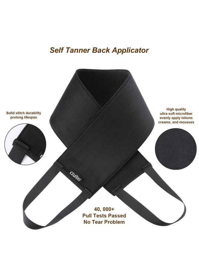 CeleCily CeleCily Self Tanning Mitt Applicator Kit Tanning Mitts Self Tanner Applicator Set Self Tanning Glove for Self Tan Mitt Applicator Kit, Back Tanning Applicator,Self Tanner Mitt Applicator Tanning Kit  - Image 4
