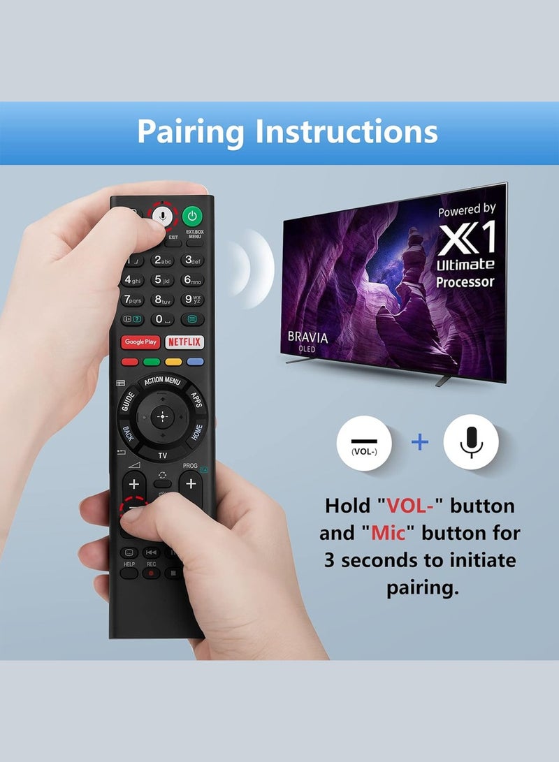 Arabest Voice Replacement Remote for Sony-TVs and Bravia-TVs for All Sony 4K UHD LED LCD HD Smart TVs - Image 4