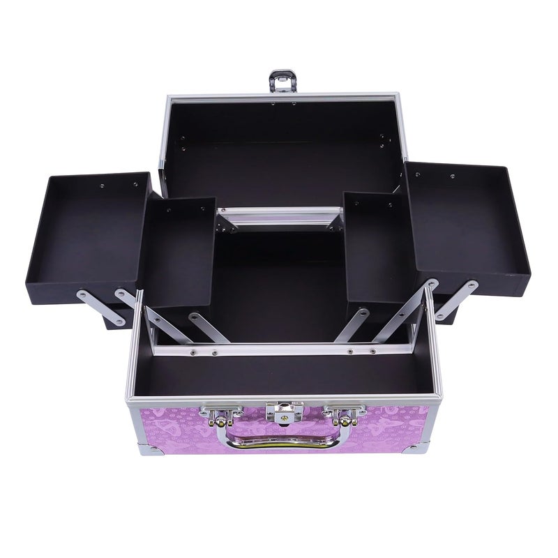 NFI essentials Makeup Bag Cosmetic Box Bridal Box Make up Box Trousseau Box Vanity Beauty Case Organizer for Wedding Makeup Box - Image 5