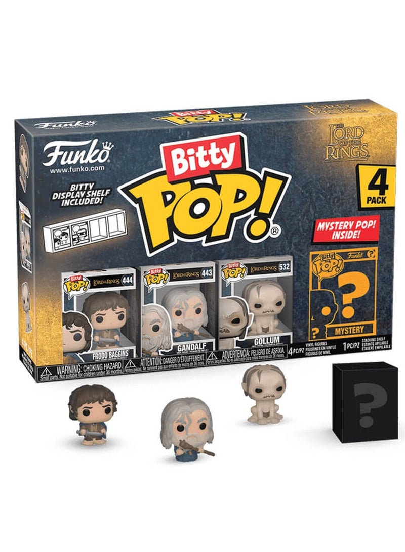 Funko Funko Bitty Pop! Movies: The Lord of the Rings - Frodo 4-Pack  - Image 1