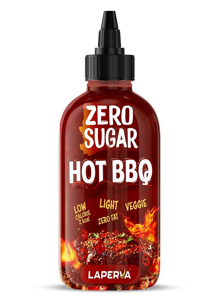 Laperva Laperva Zero Sugar BBQ Sauce, 290 Gm, Light, Keto-Friendly, 99% Less Fat 
