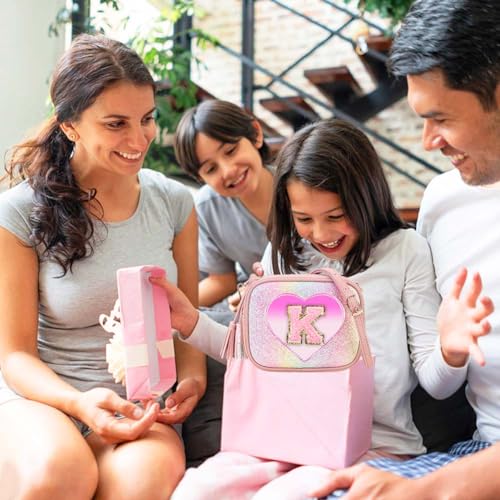 Kejea Purse Gifts for Little Girls - Kids Heart Purse Cute Crossbody Bag Teens Girls Wallet Birthday Gift N - Image 3
