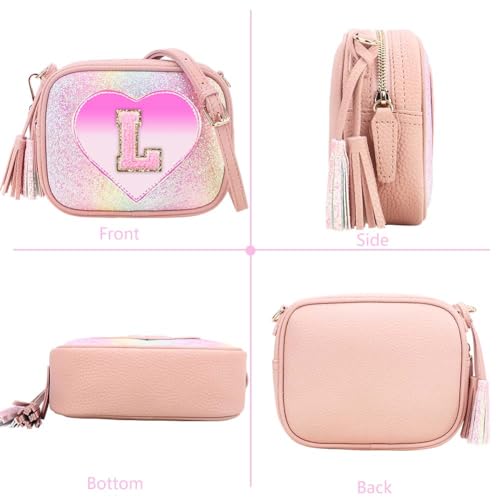 Kejea Purse Gifts for Little Girls - Kids Heart Purse Cute Crossbody Bag Teens Girls Wallet Birthday Gift N - Image 4