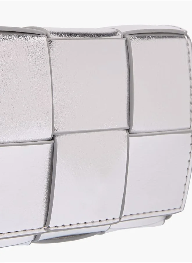 Flora Bella By Shoexpress Girls Textured Crossbody Bag With Detachable Strap And Flap Closure Ramadan Collection