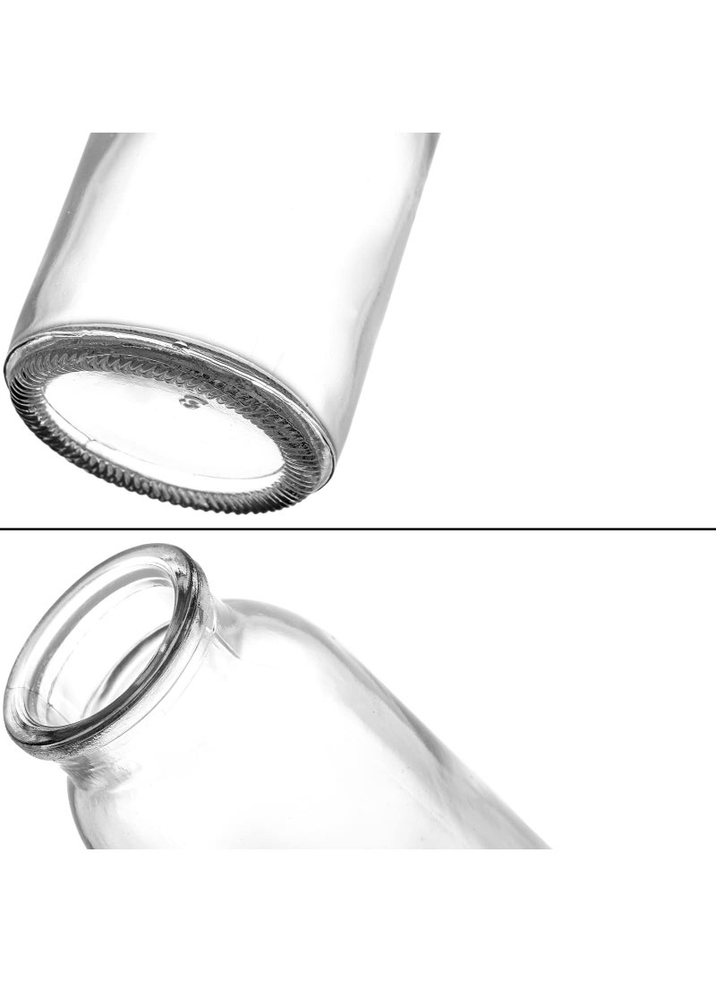 Lyellfe Lyellfe Set of 12 Glass Bud Vase  Clear Vases for Flowers  Small Vintage Floral Vase in Bulk for Centerpieces  Office  Dinning Table  Wedding Reception  - Image 3