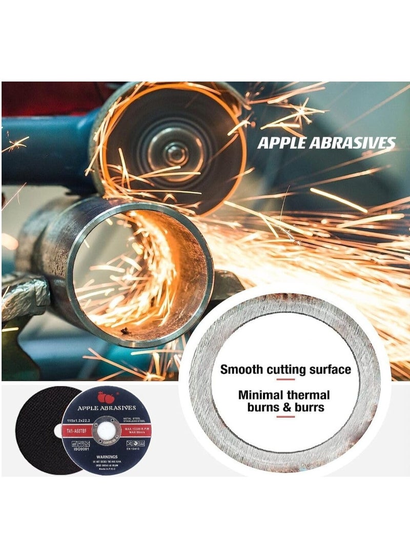 Apple Abrasives 5-Piese Apple Abrasives Ultra Thin Metal Cutting Disc-4.5in,1mm - Image 2