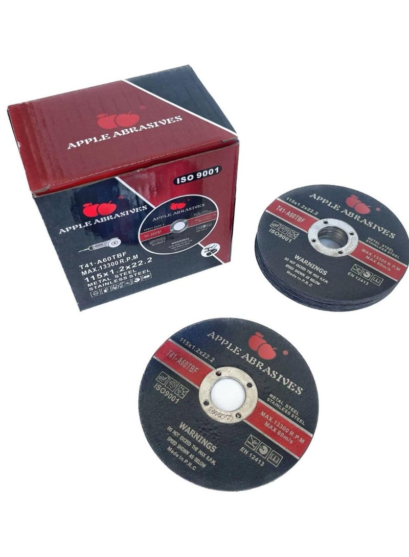 Apple Abrasives 5-Piese Apple Abrasives Ultra Thin Metal Cutting Disc-4.5in,1mm - Image 5