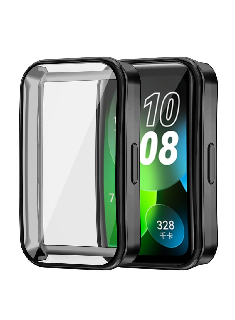 3-Piece Huawei Band 8 Case, Protective Soft TPU Case for Huawei Band 8 Clear/Black/Silver - Image 3