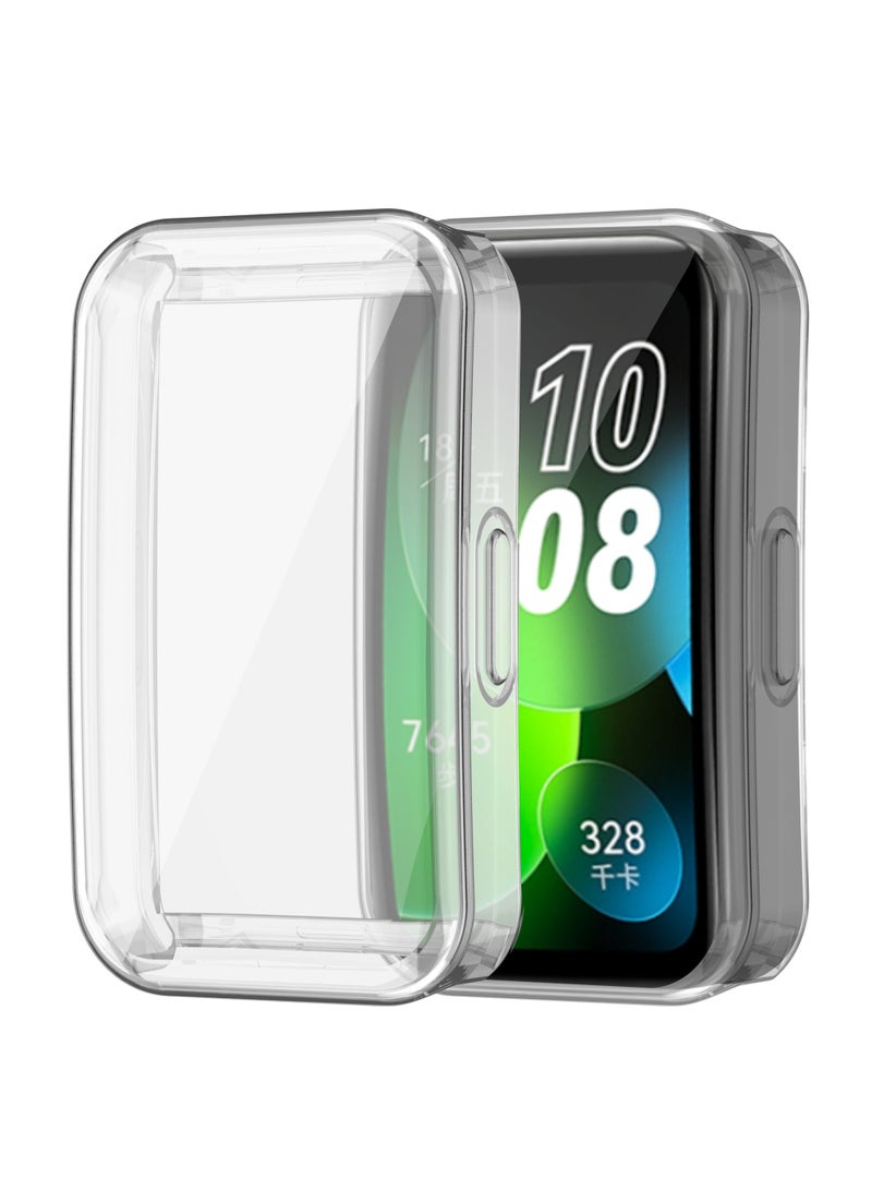 3-Piece Huawei Band 8 Case, Protective Soft TPU Case for Huawei Band 8 Clear/Black/Silver - Image 4