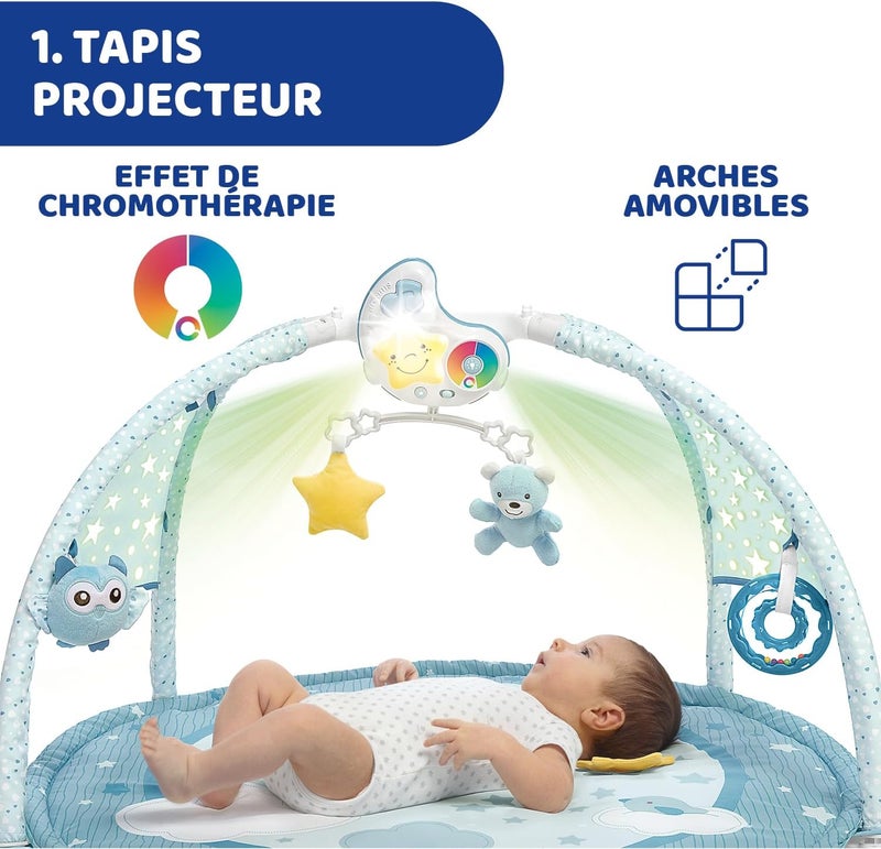 Chicco First Dreams Enjoy Colors Baby Gym 0M+, Blue - Image 3